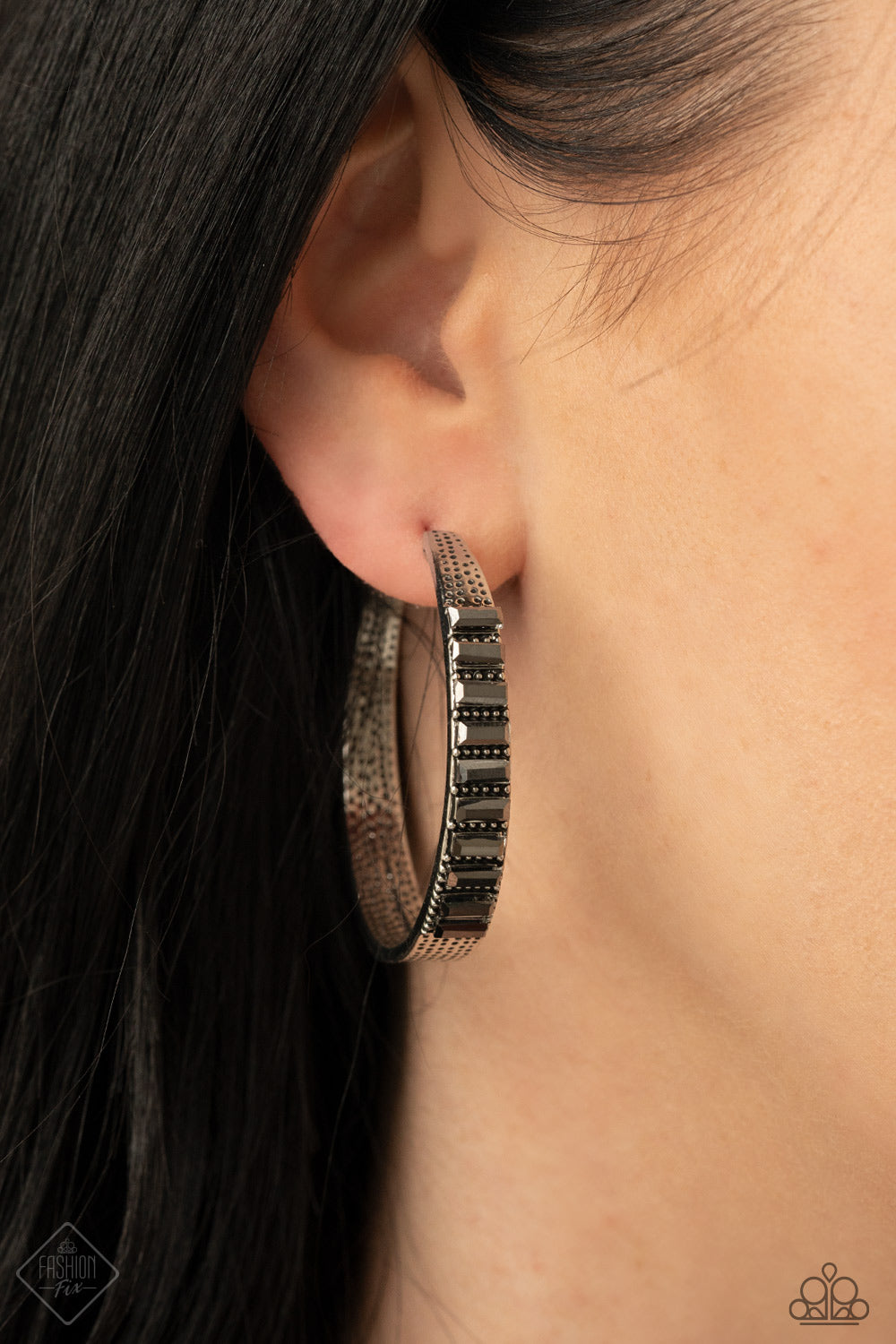 L-O-V-E - silver - Paparazzi earrings