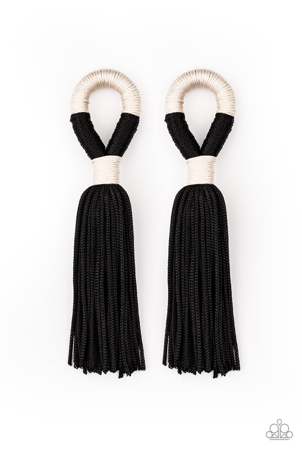 Moroccan Mambo - black - Paparazzi earrings