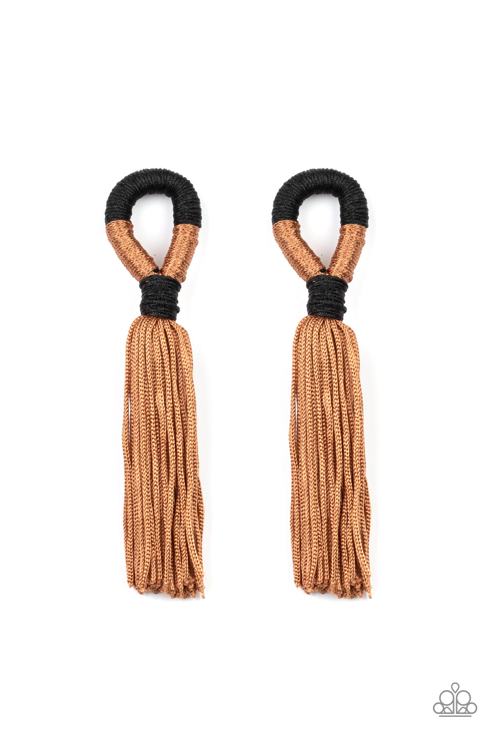 Moroccan Mambo - brown - Paparazzi earrings