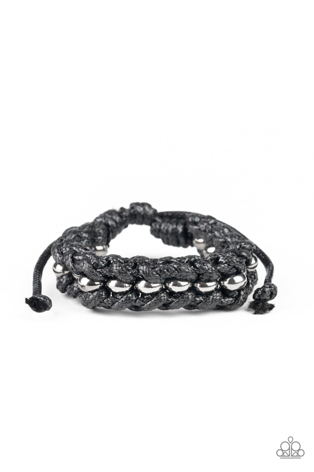Motor Pool - black - Paparazzi mens bracelet