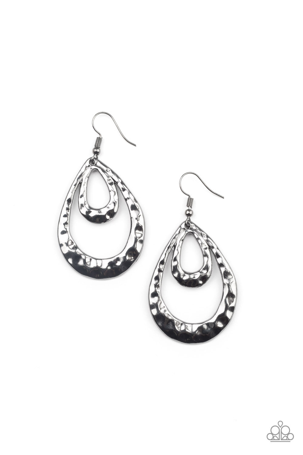 Museum Muse - black - Paparazzi earrings