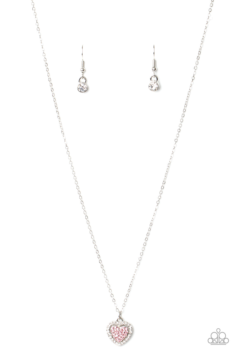 My Heart Goes Out To You - pink - Paparazzi necklace