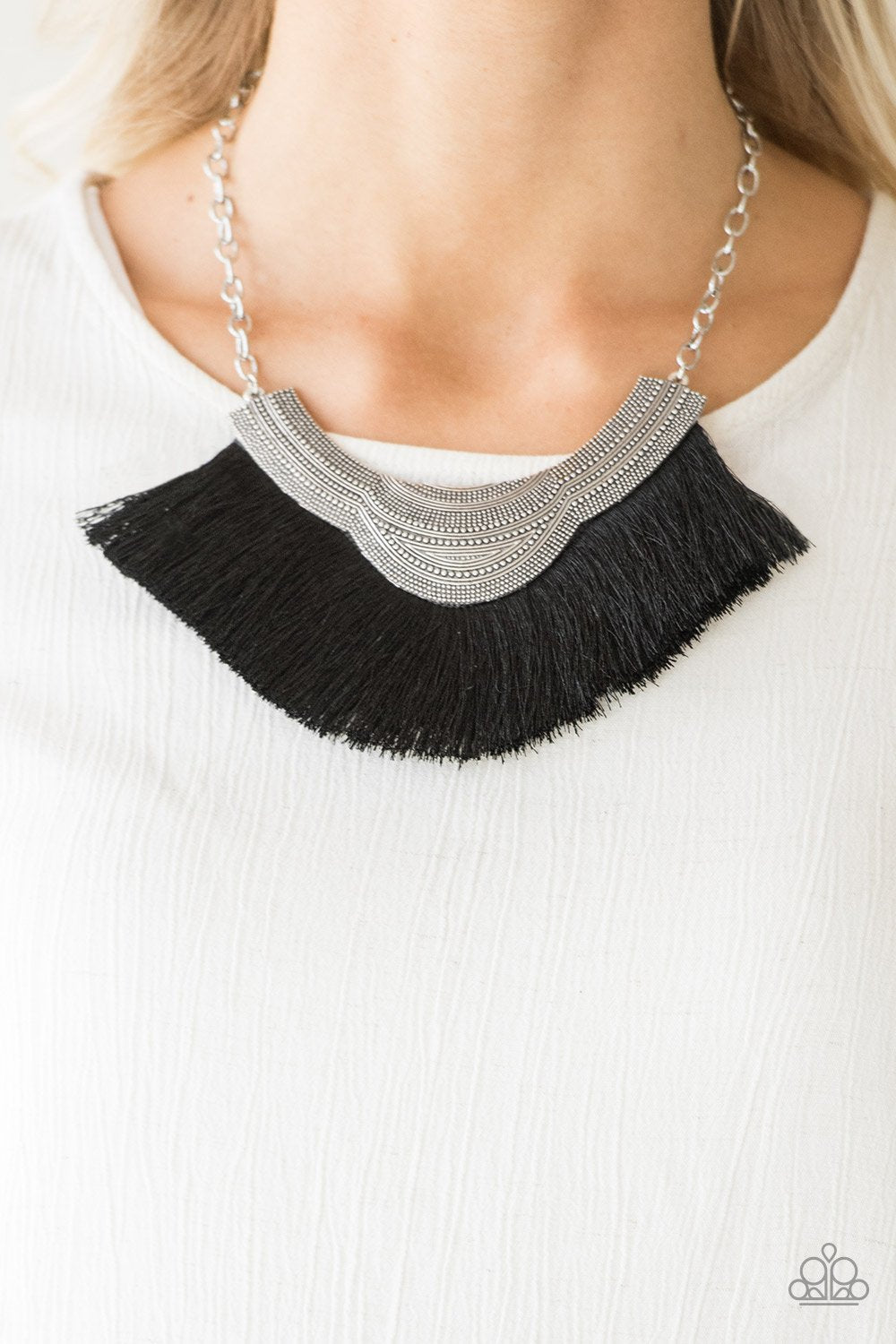 My Pharaoh Lady - black - Paparazzi necklace