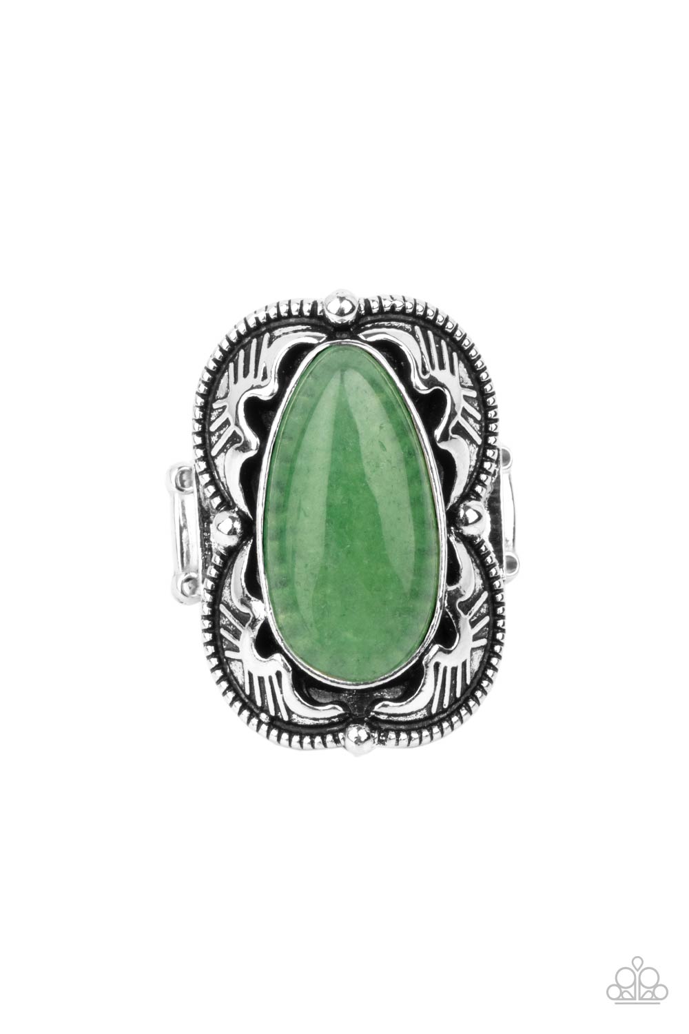 Mystical Mambo - green - Paparazzi ring