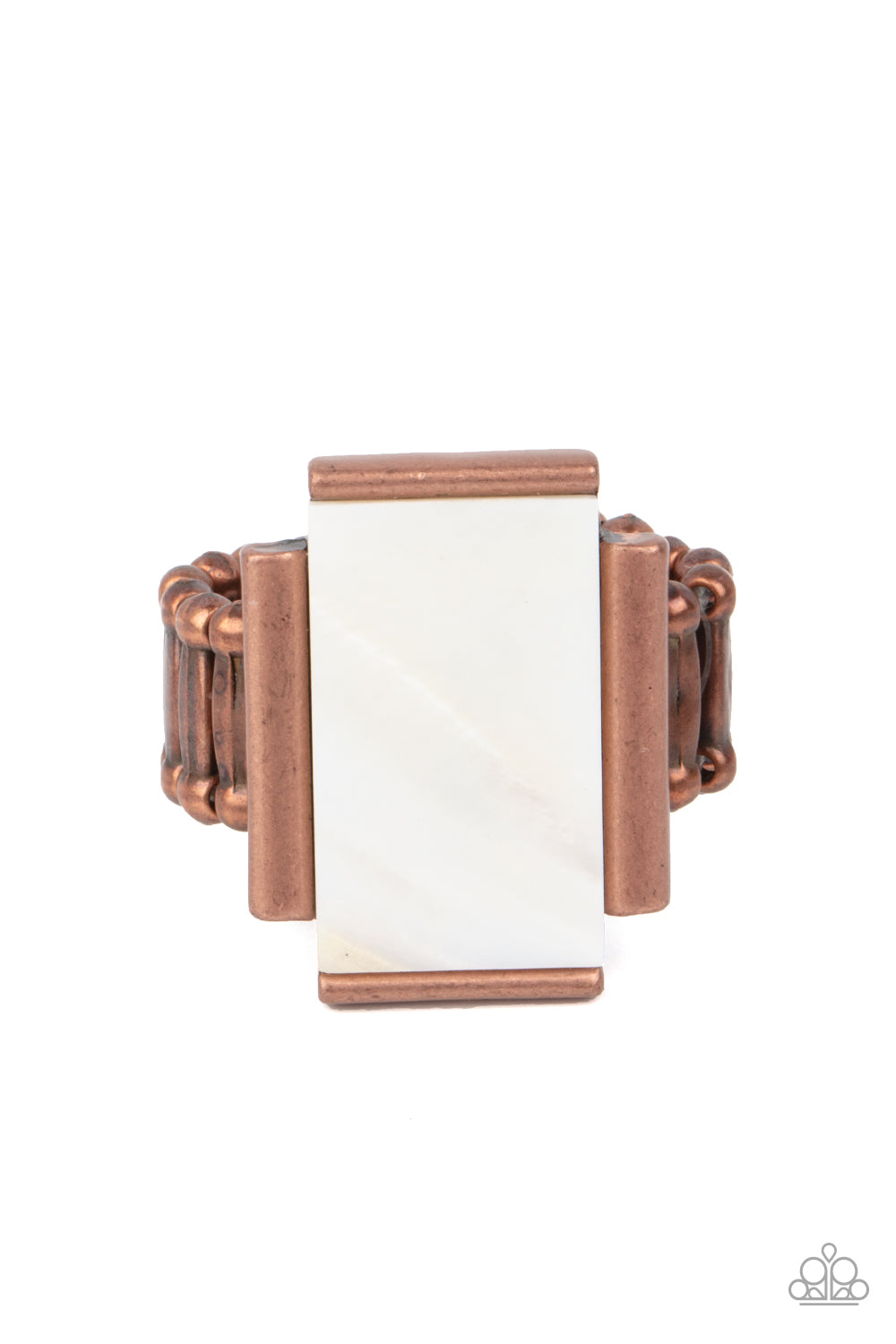 Mystical Marinas - copper - Paparazzi ring