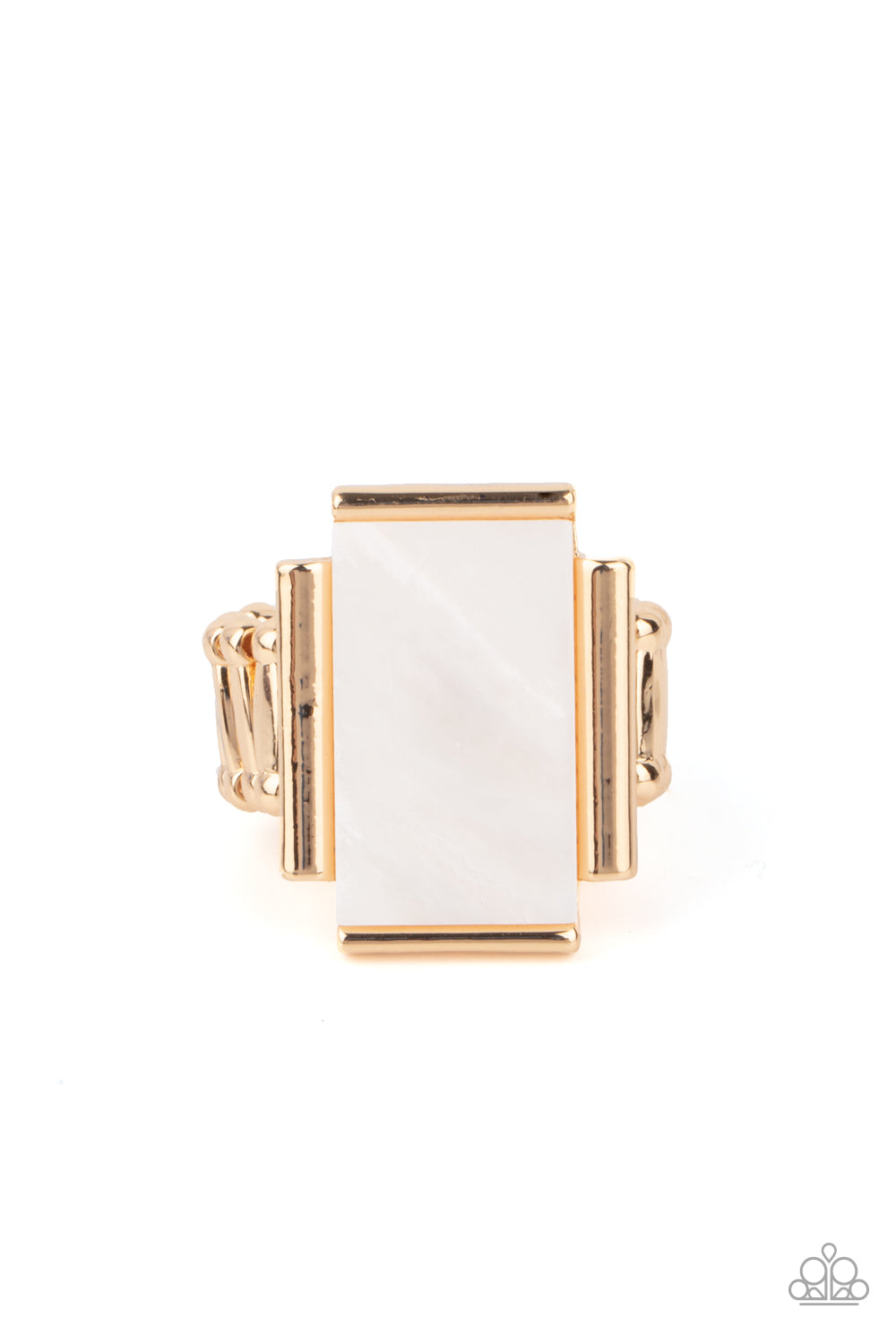 Mystical Marinas - gold - Paparazzi ring