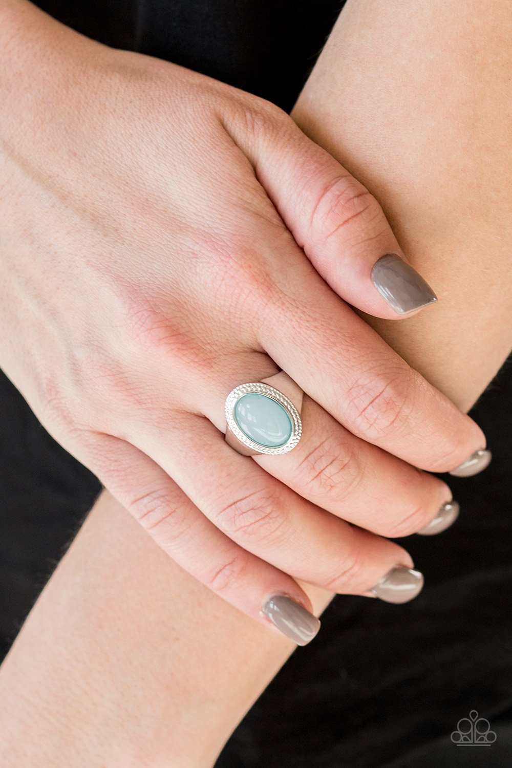 Mystically Malibu-blue-Paparazzi ring