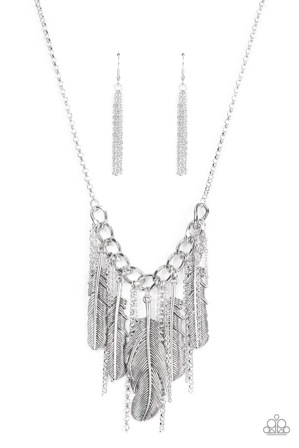 NEST Friends Forever - silver - Paparazzi necklace