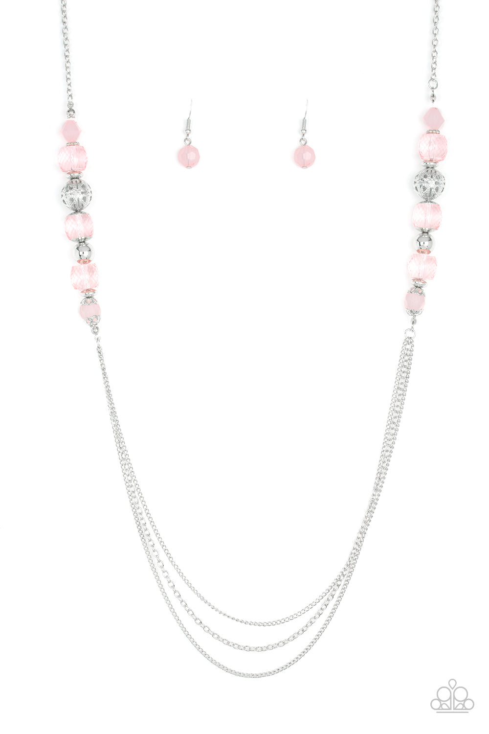 Native New Yorker - pink - Paparazzi necklace