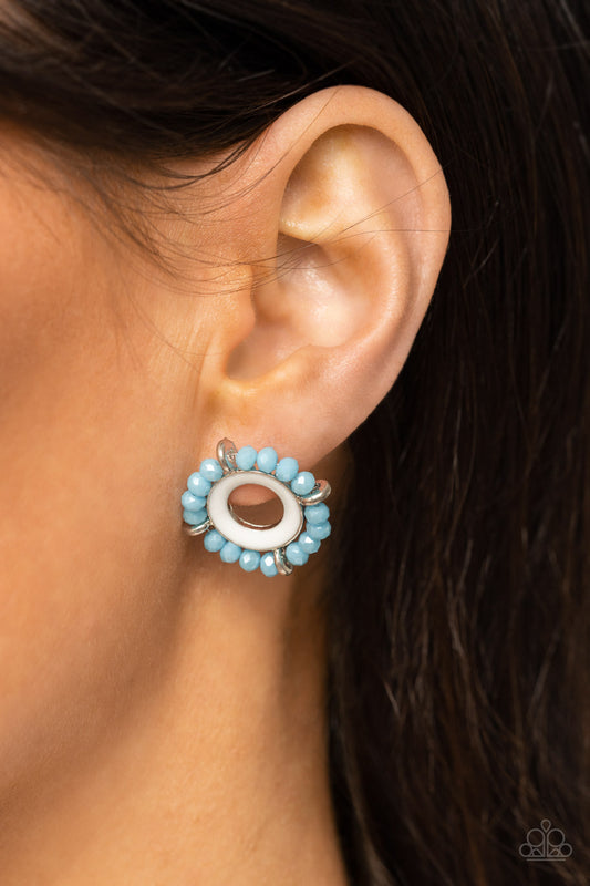 Nautical Notion - blue - Paparazzi earrings