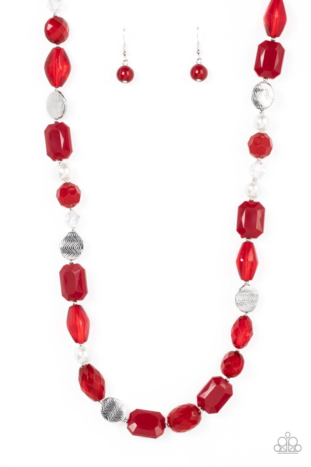 Nautical Sunset - red - Paparazzi necklace