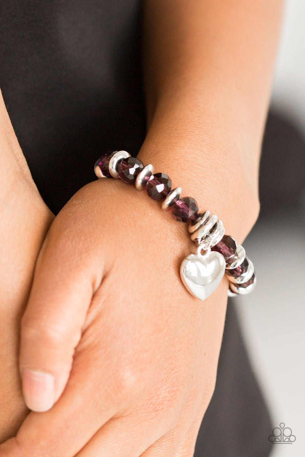 Need I Say Amour - purple - Paparazzi bracelet