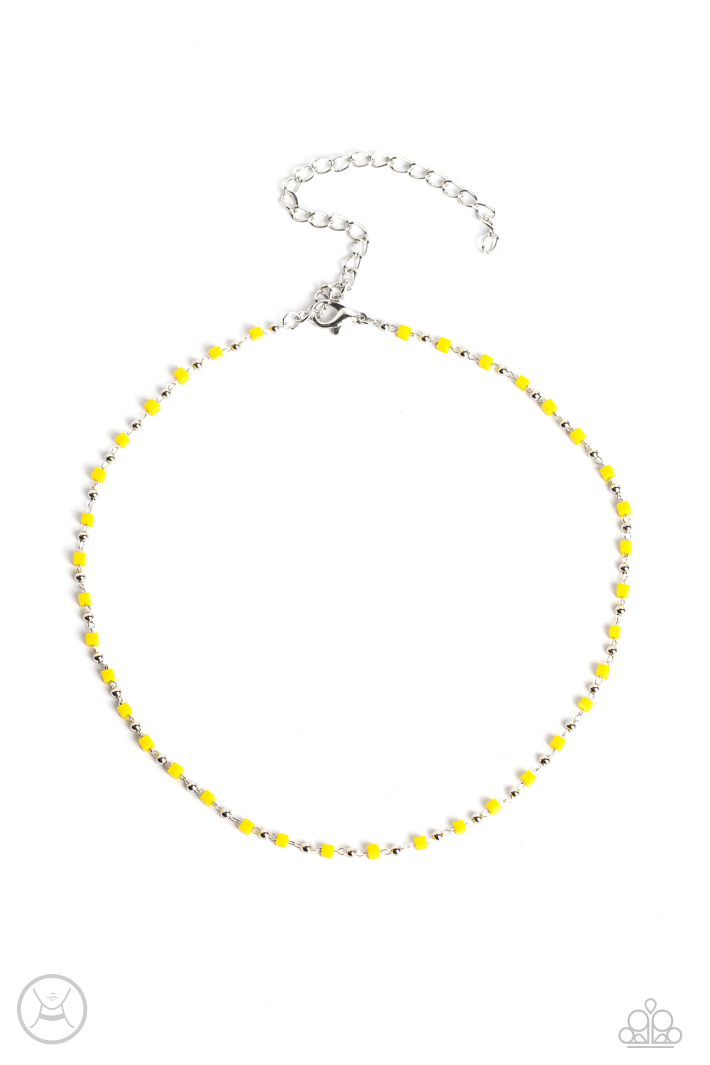 Neon Lights - yellow - Paparazzi necklace