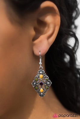 New York New York - multi - Paparazzi earrings