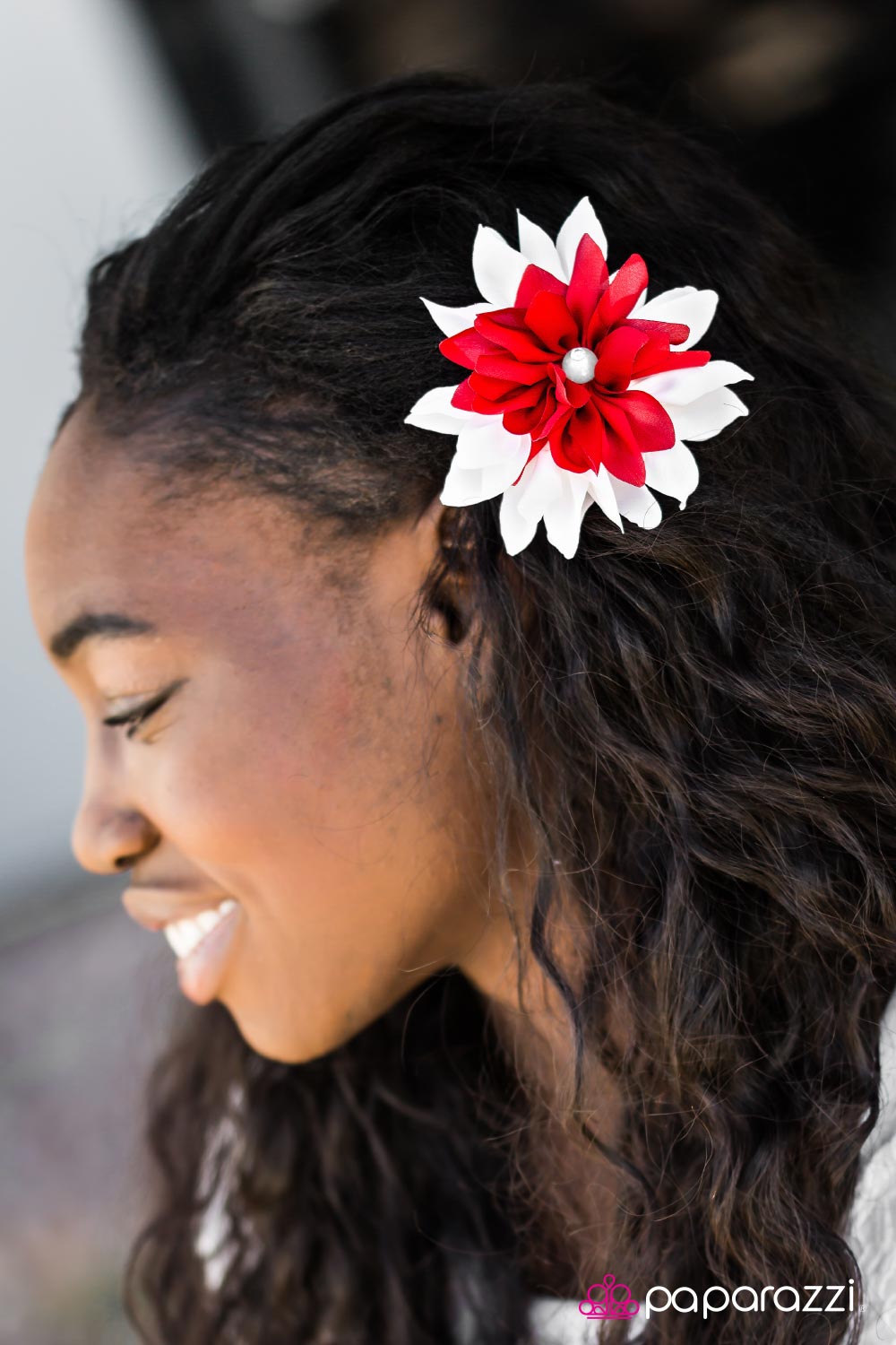 New Yorks Finest - Red - Paparazzi hair clip
