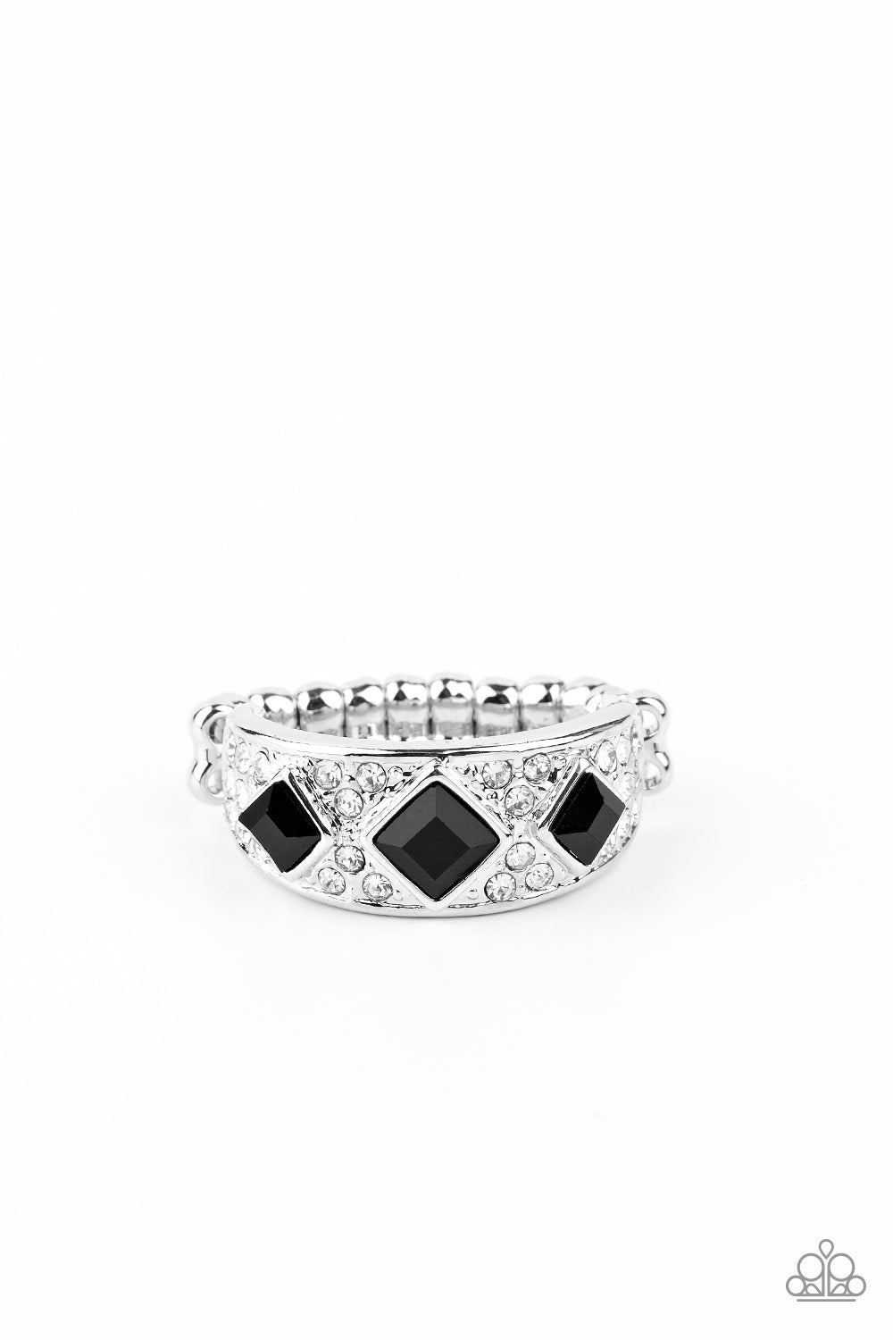 New Age Nouveau - black - Paparazzi ring