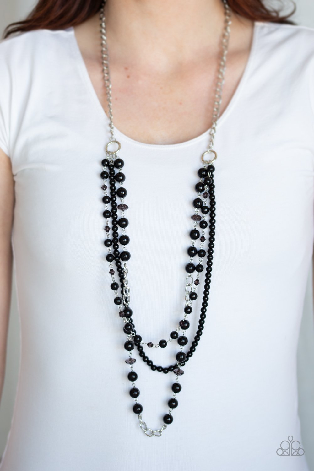 New York City Chic-black-Paparazzi necklace