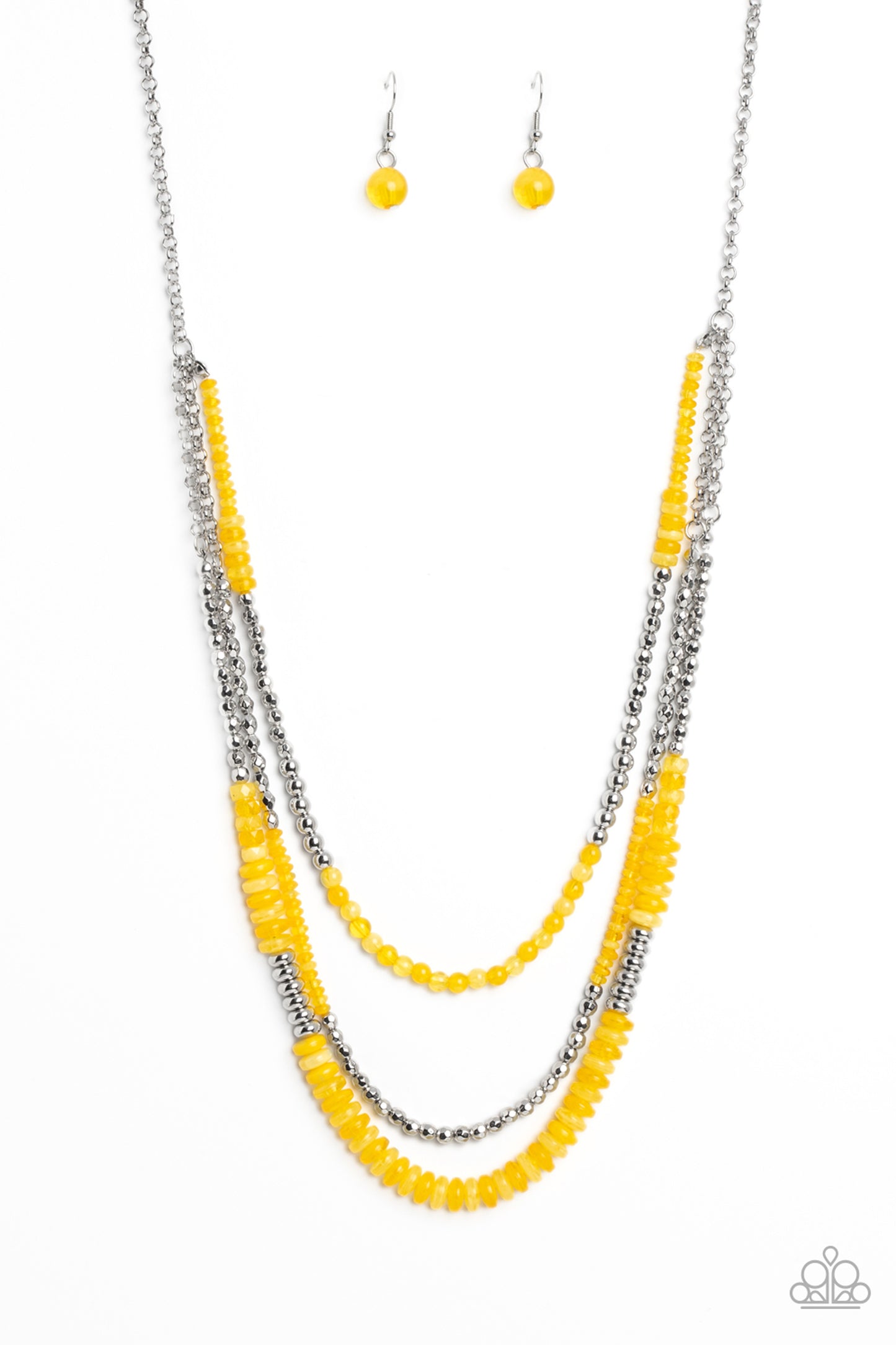 Newly Neverland - yellow - Paparazzi necklace