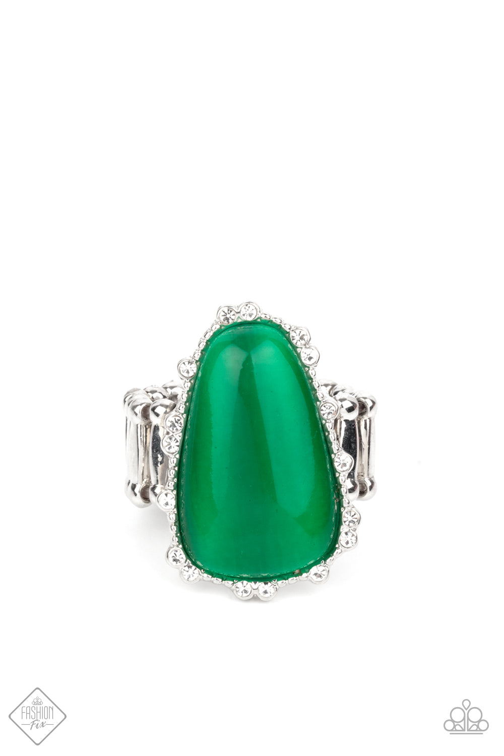 Newport Nouveau - green - Paparazzi ring