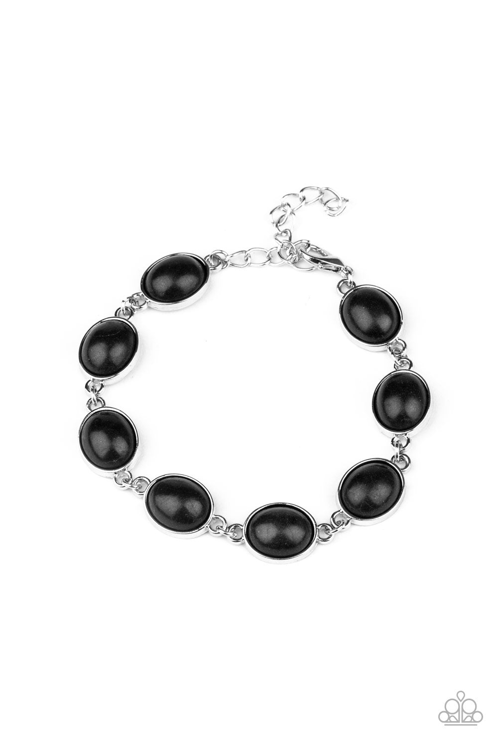 Nice Stonework - black - Paparazzi bracelet