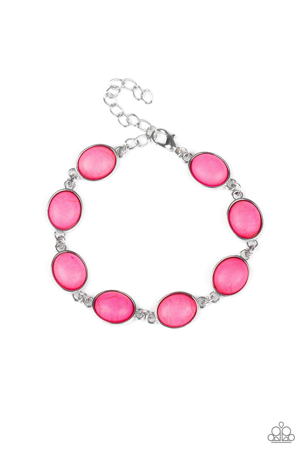 Nice Stonework - pink - Paparazzi bracelet