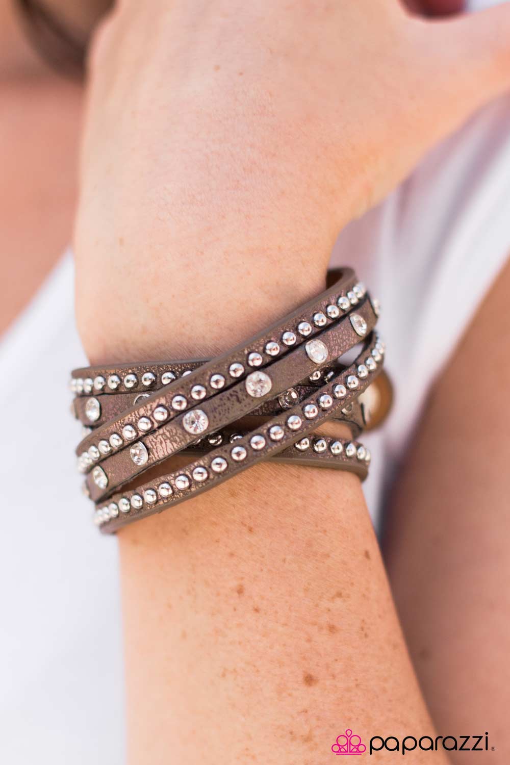 No Boys Allowed - Brown - Paparazzi bracelet