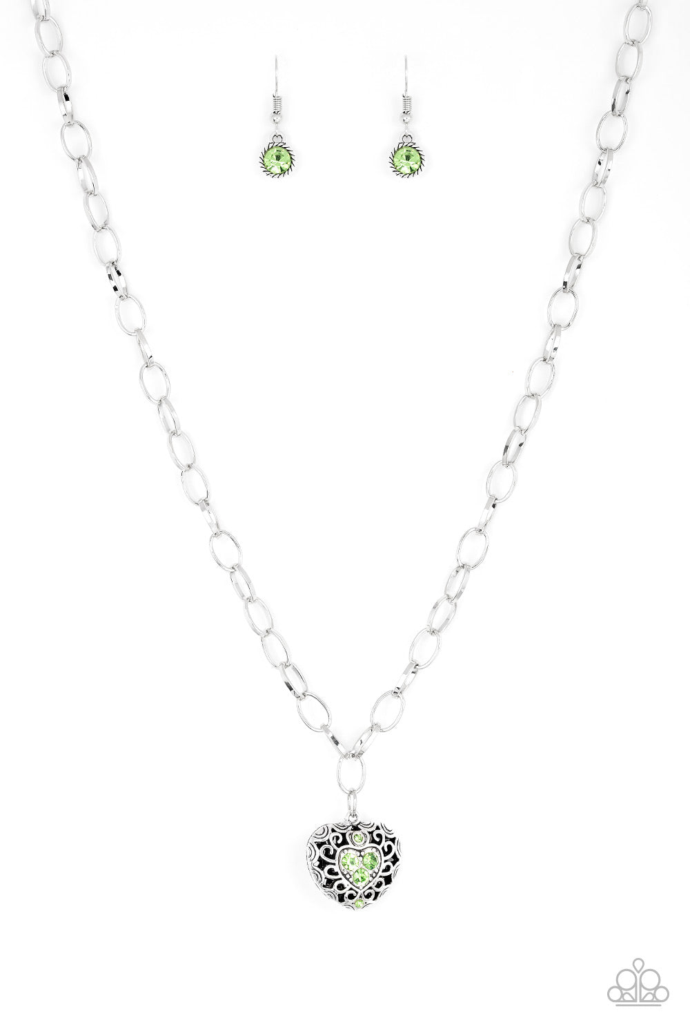 No Love Lost - green - Paparazzi necklace