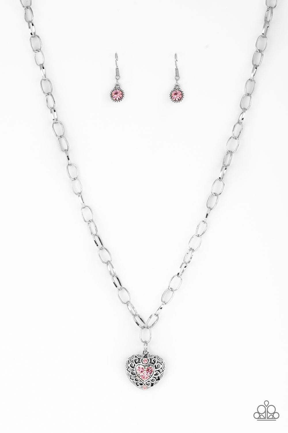 No Love Lost - pink - Paparazzi necklace