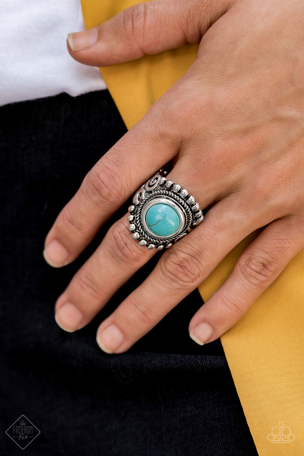 Nomad Drama - blue - Paparazzi ring