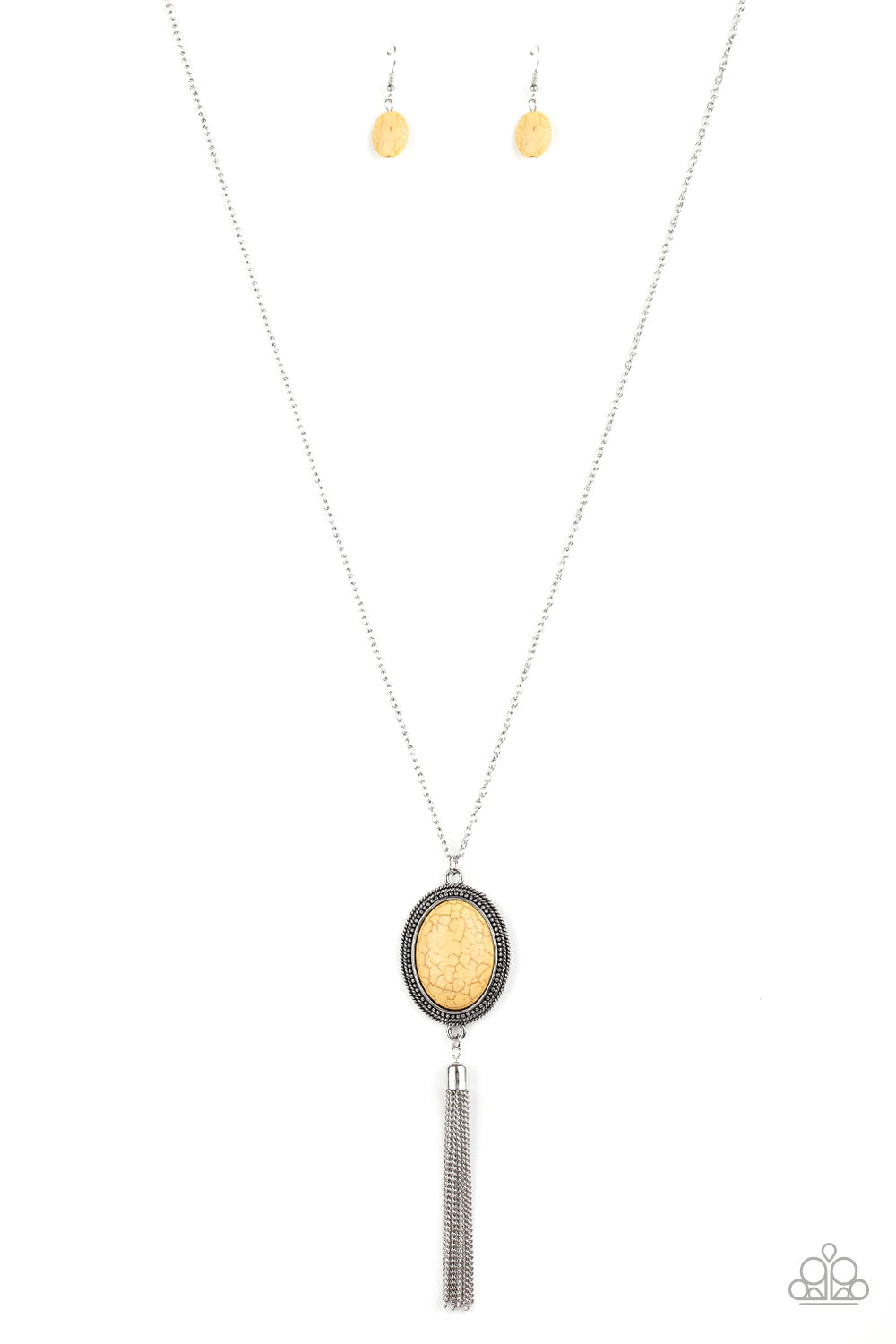 Nomadic Dramatics - yellow - Paparazzi necklace