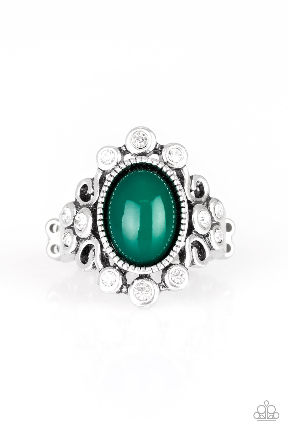 Noticeable Notable - green - Paparazzi ring