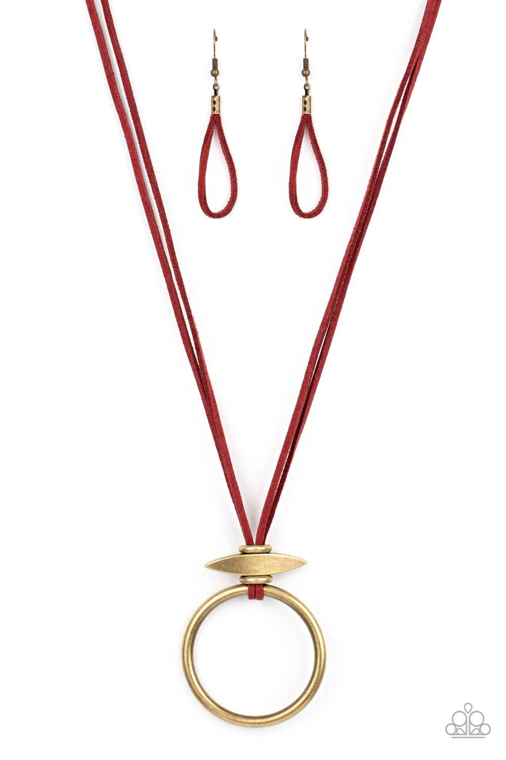 Noticeably Nomad - red - Paparazzi necklace
