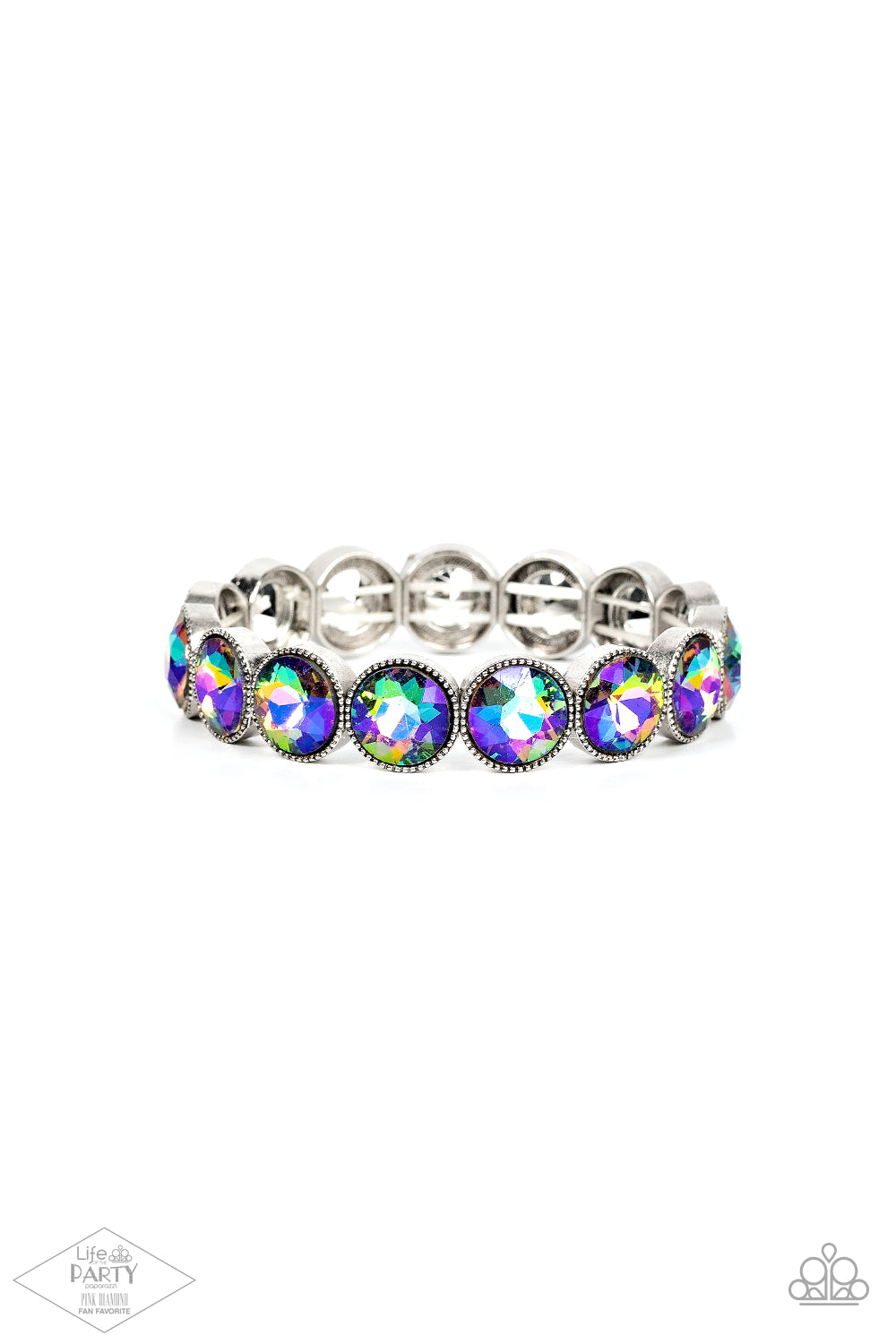 Number One Knockout - multi iridescent - Paparazzi bracelet
