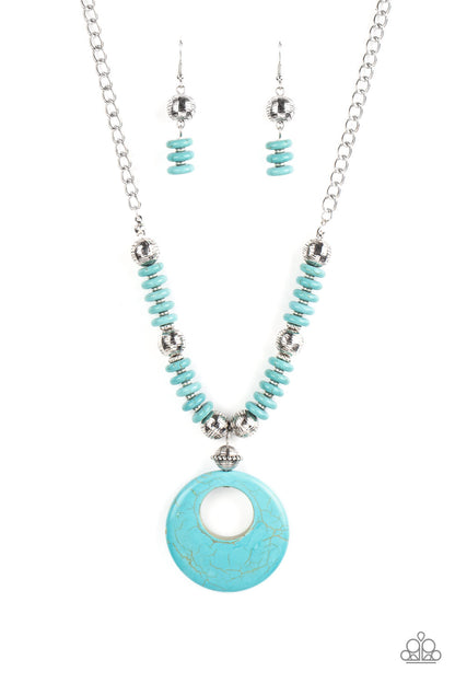 Oasis Goddess - blue - Paparazzi necklace