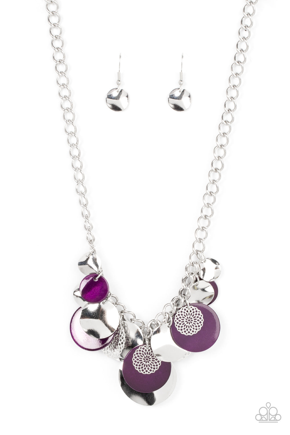 Oceanic Opera - purple - Paparazzi necklace