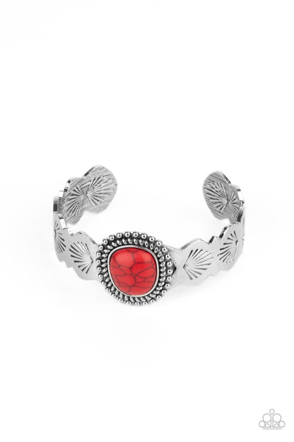 Oceanic Oracle - red - Paparazzi bracelet