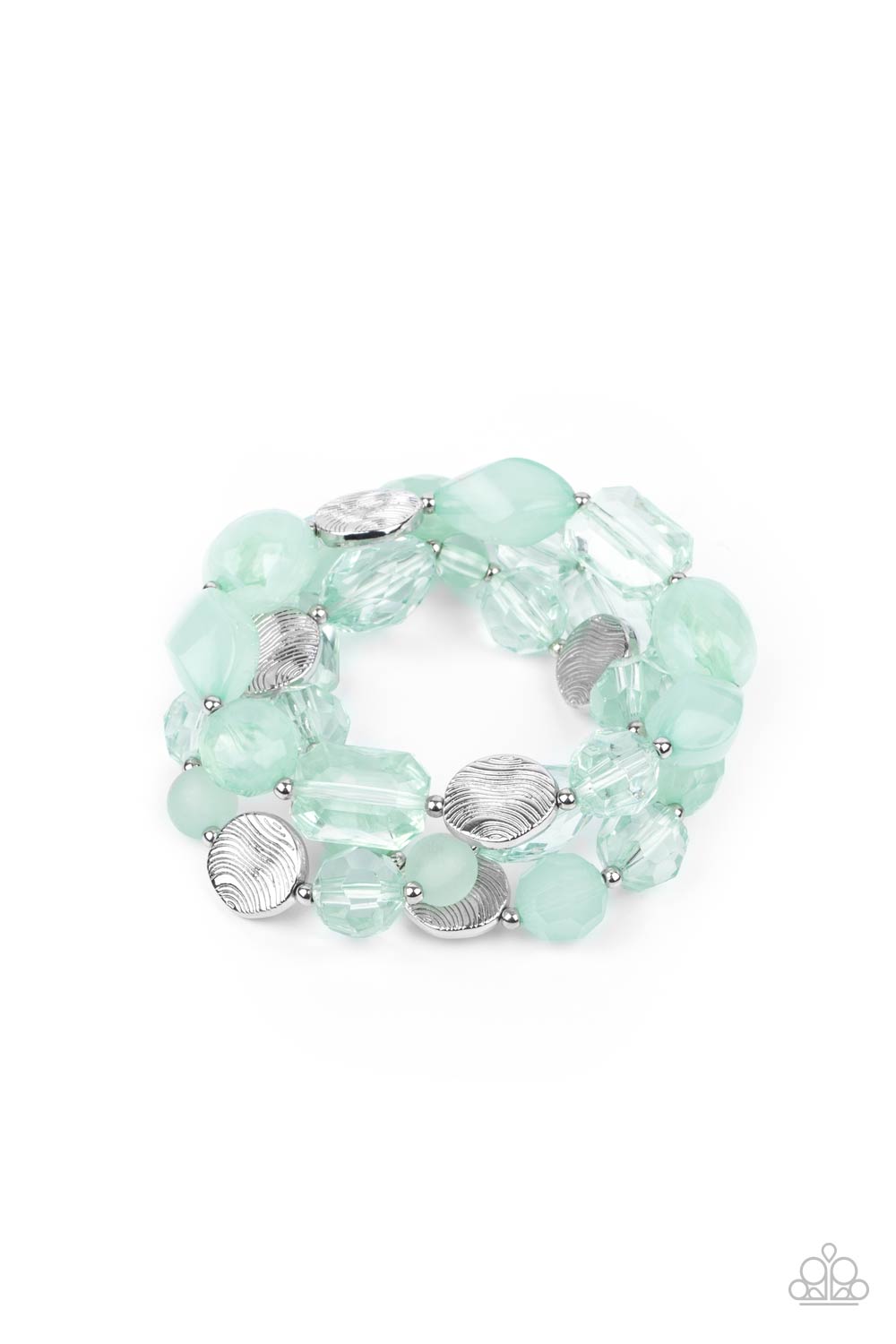 Oceanside Bliss - green - Paparazzi bracelet