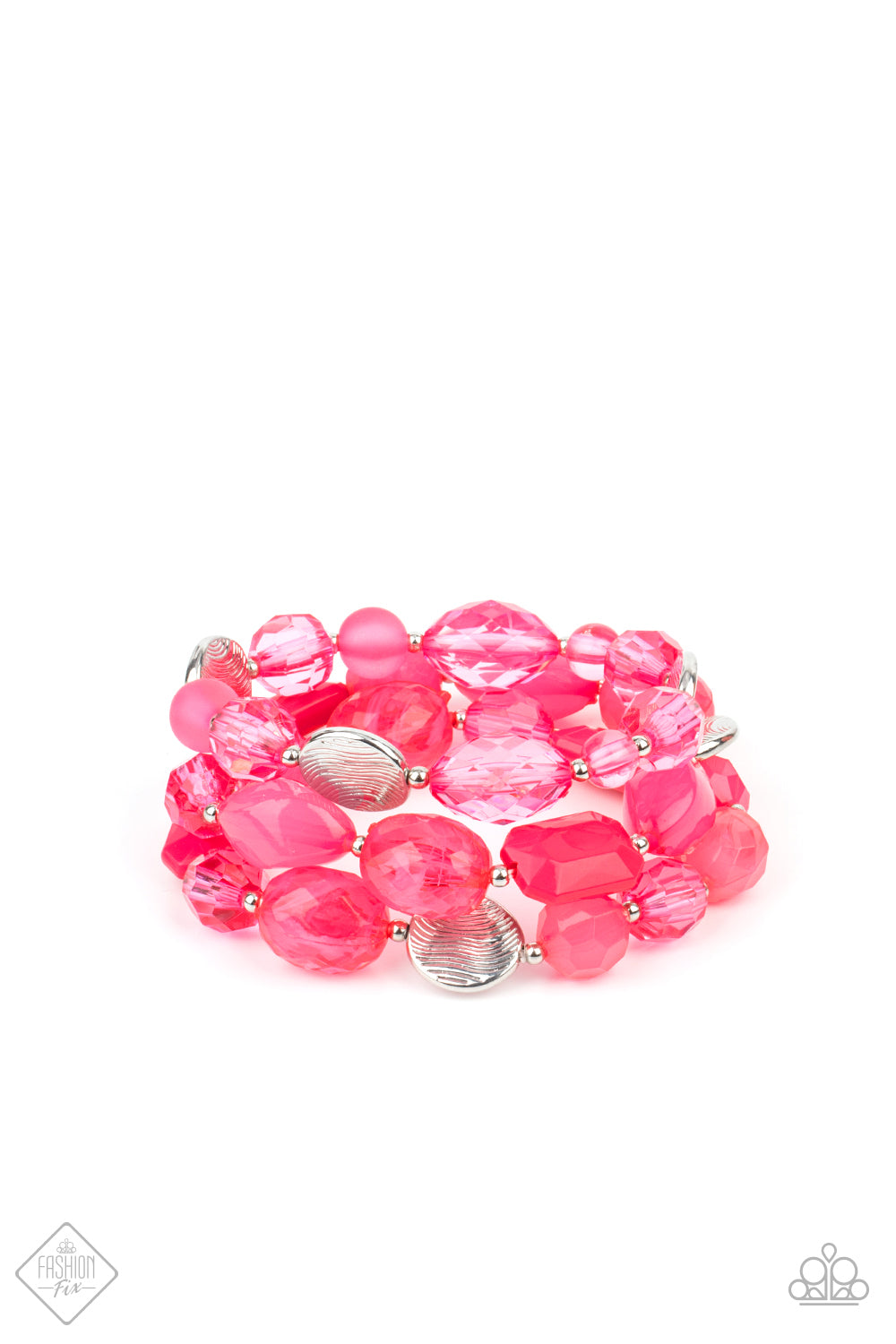 Oceanside Bliss - pink - Paparazzi bracelet
