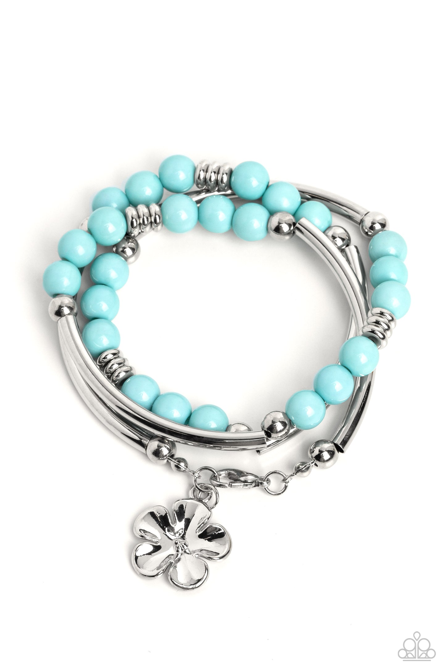 Off the WRAP - blue - Paparazzi bracelet