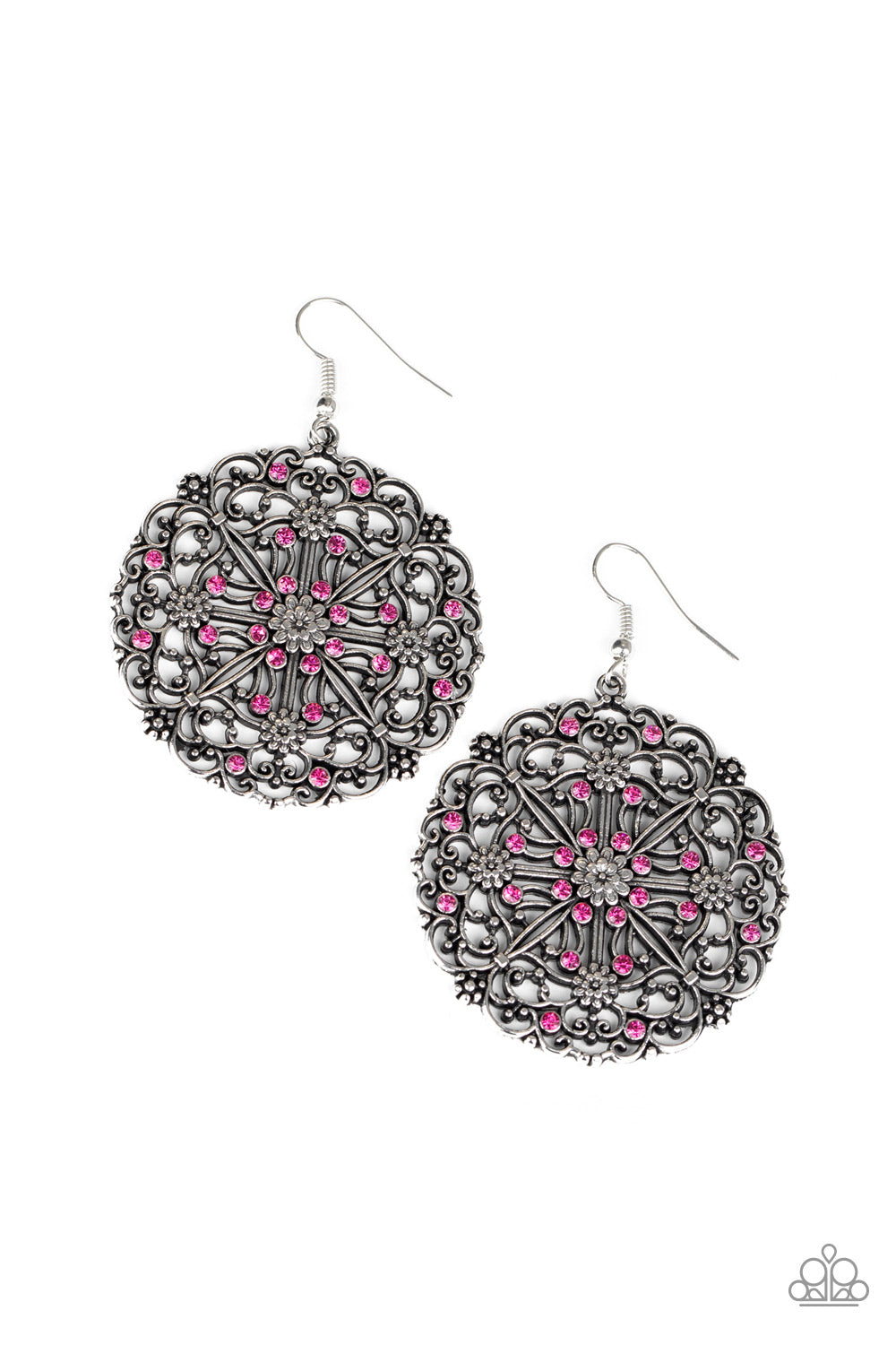 Oh MANDALA! - pink - Paparazzi earrings