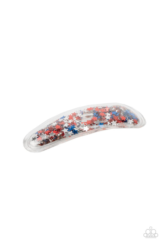 Oh, My Stars and Stripes - multi - Paparazzi hair clip