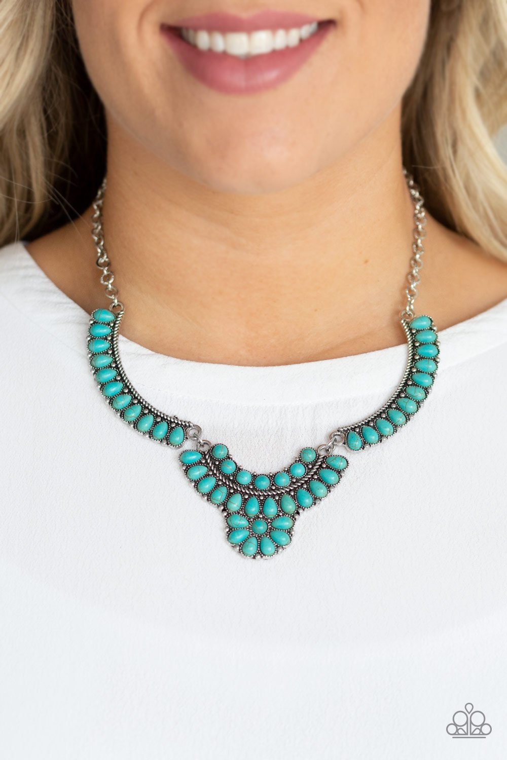 Omega Oasis-blue-Paparazzi necklace
