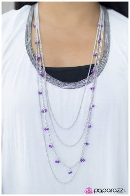 On Route 66 - purple - Paparazzi necklace