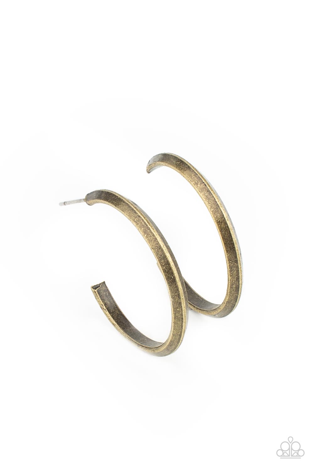 On The Brink - brass - Paparazzi earrings
