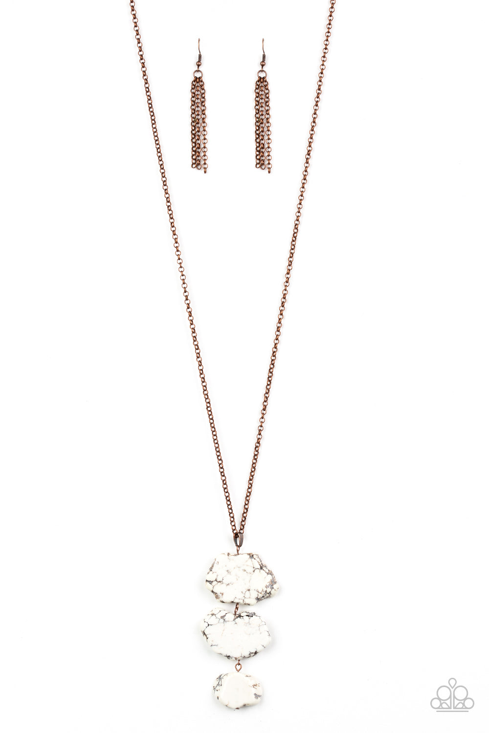On The ROAM Again - copper - Paparazzi necklace
