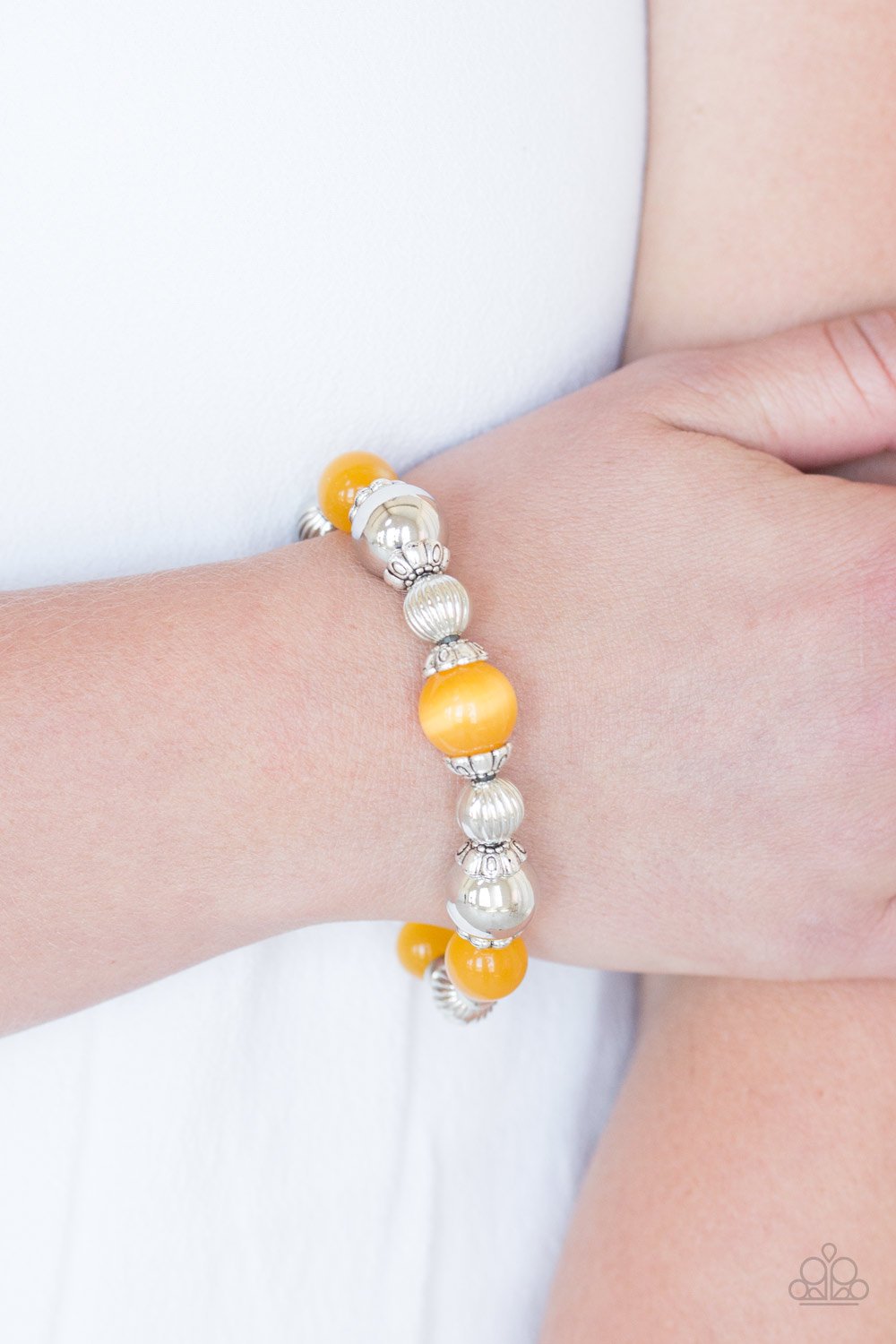 Once Upon a Maritime-yellow-Paparazzi bracelet
