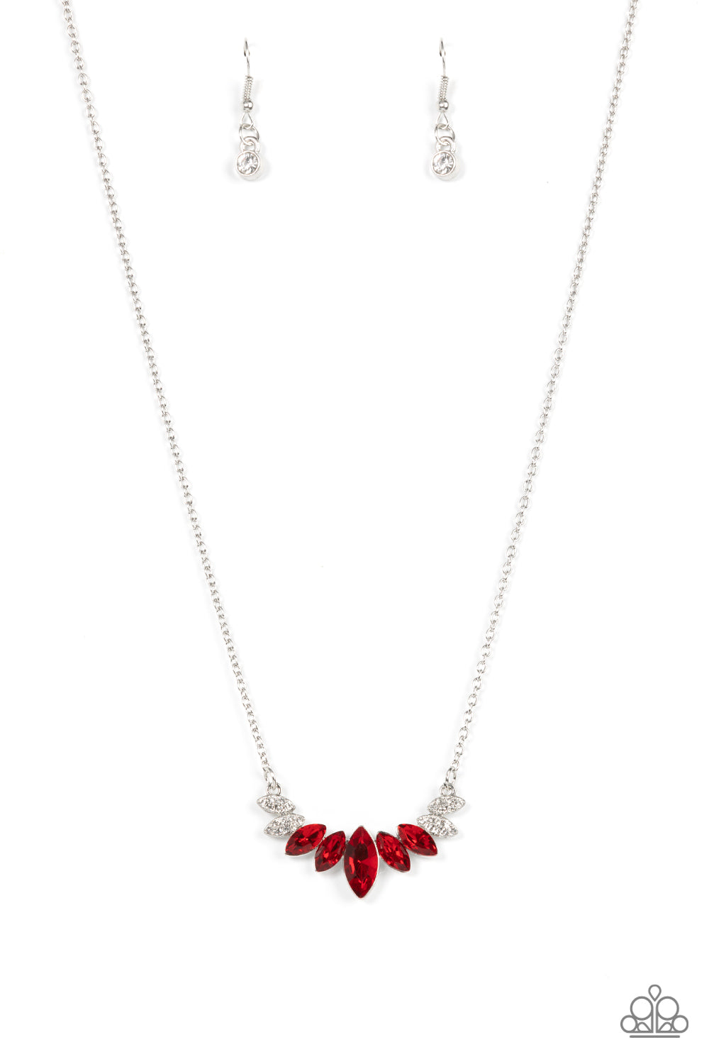 One Empire at a Time - red - Paparazzi necklace