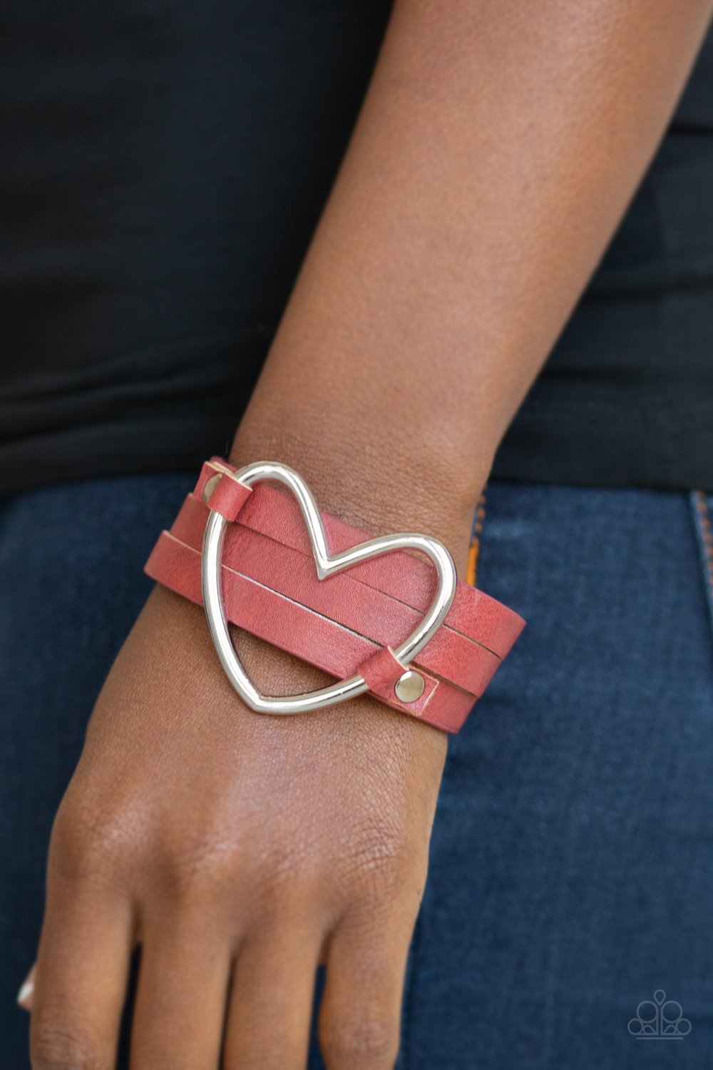 One Love One Heart - red - Paparazzi braccelet
