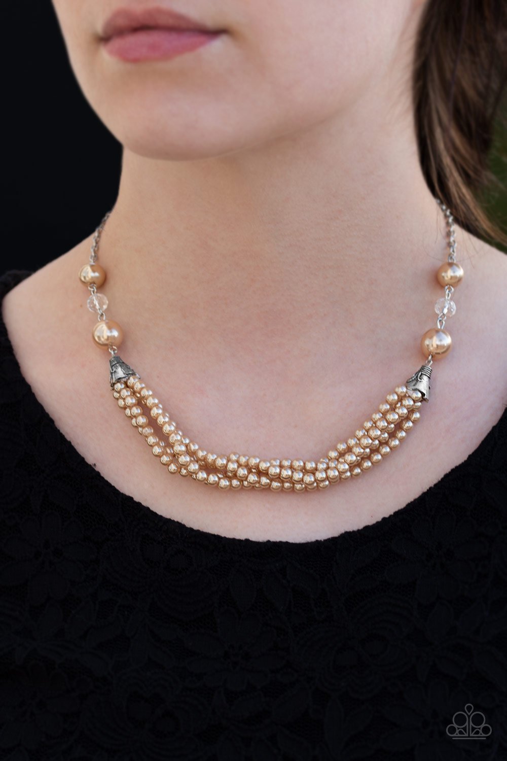 One WOMAN Show-brown-Paparazzi necklace