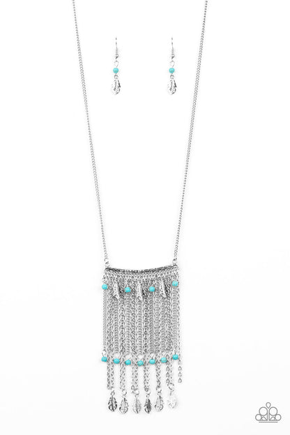 On the Fly - blue - Paparazzi necklace